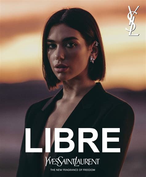 who is in ysl perfume commecial|dua lipa advert.